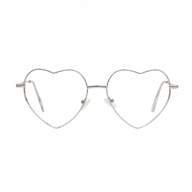 lentes en forma de corazón