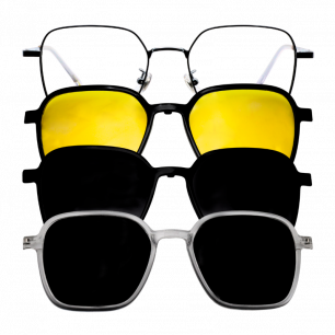 Lentes de titanio con clips