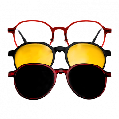 lentes graduados con clip