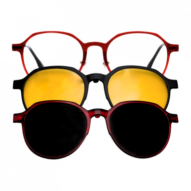 lentes graduados con clip