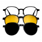 lentes graduados con clip
