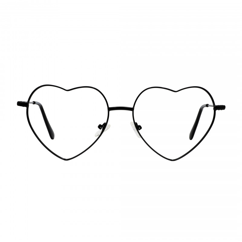 lentes en forma de corazón