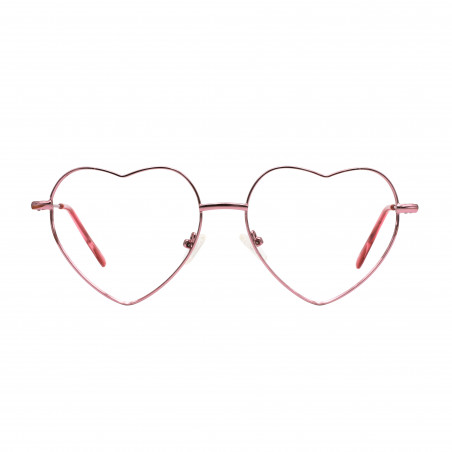 lentes en forma de corazón