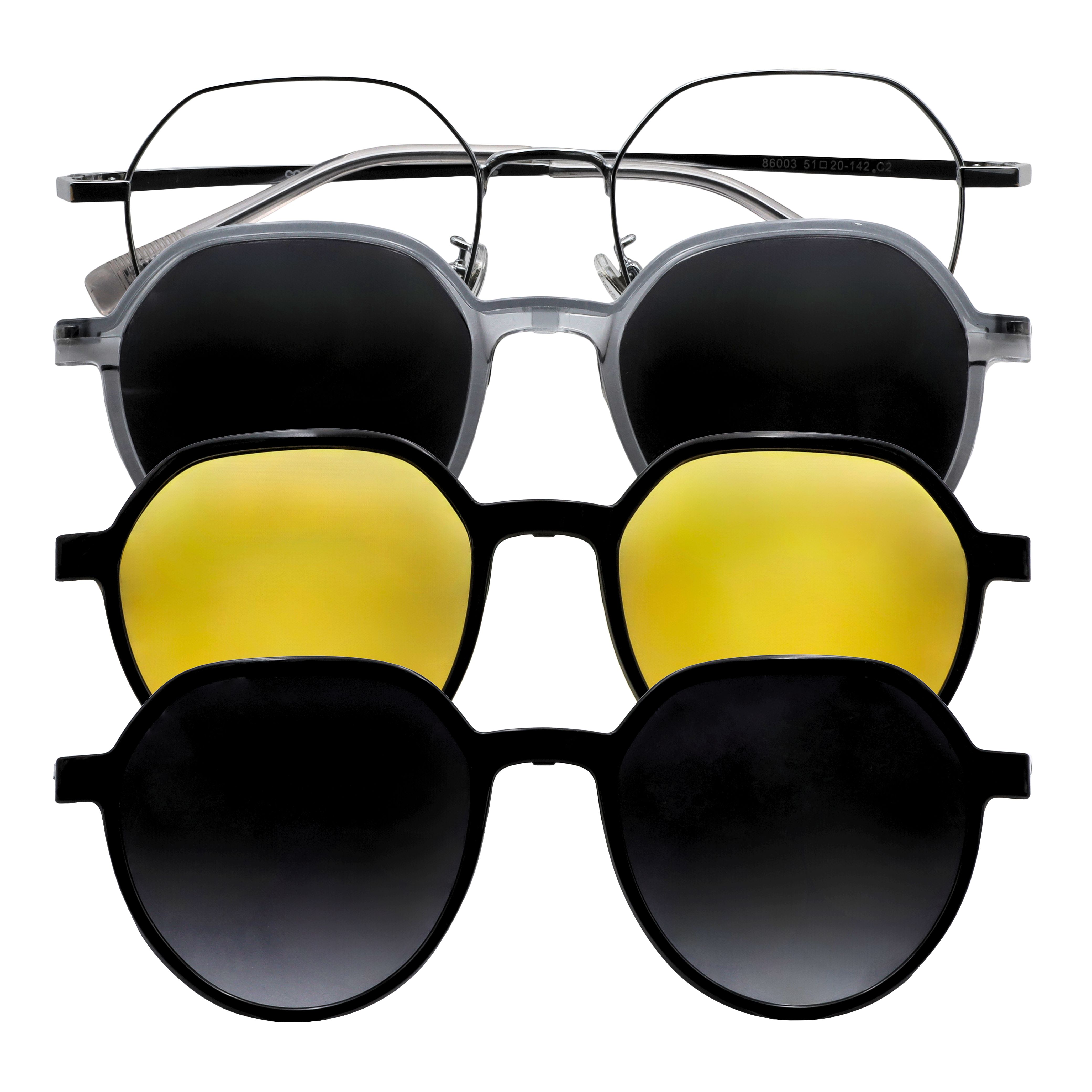 Cuarzo - Ecolentes - Lentes inspirados en la pureza y la luminosidad del cristal de cuarzo. Con un diseño elegante que refleja su belleza natural y su brillo característico.
